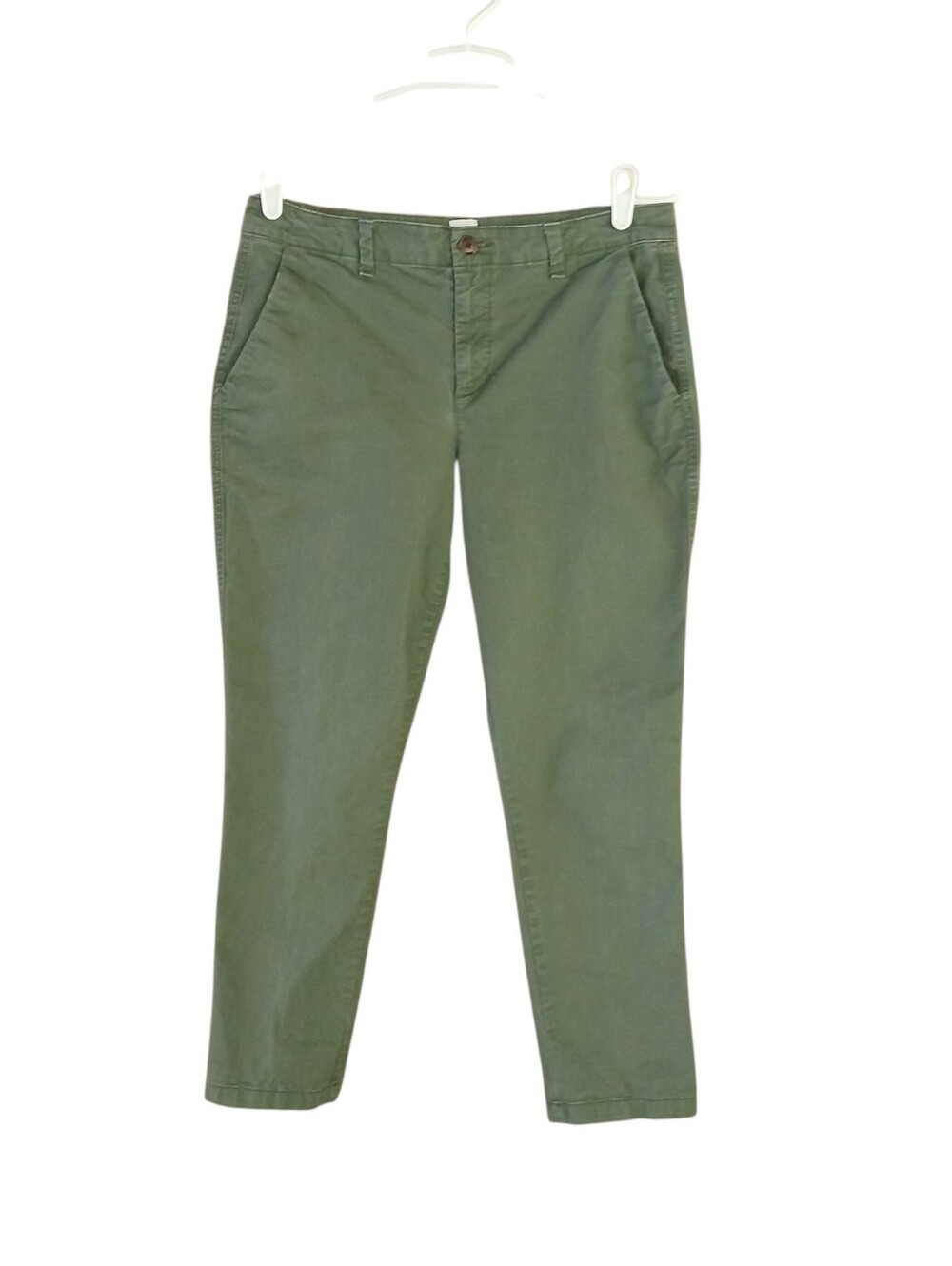 GAP Olive Mid Rise Girlfriend Khaki Pants Size 8
